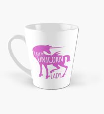 Crazy Unicorn lady in purple Tall Mug