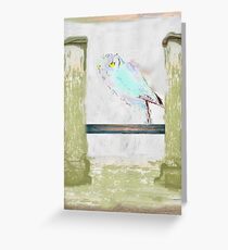Abstract Owl Greeting Card