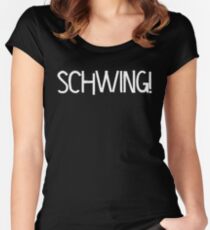 Schwing! by Chillee Wilson Women's Fitted Scoop T-Shirt