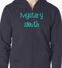 Mystery Sleuth by Chillee Wilson Zipped Hoodie