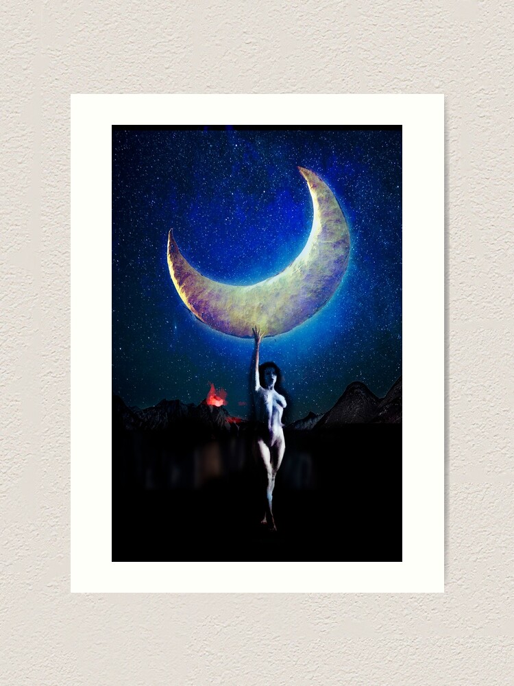 Alternate view of Moonchild Art Print