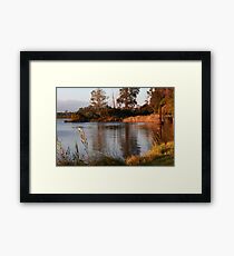 Near the Old Wharf Framed Print