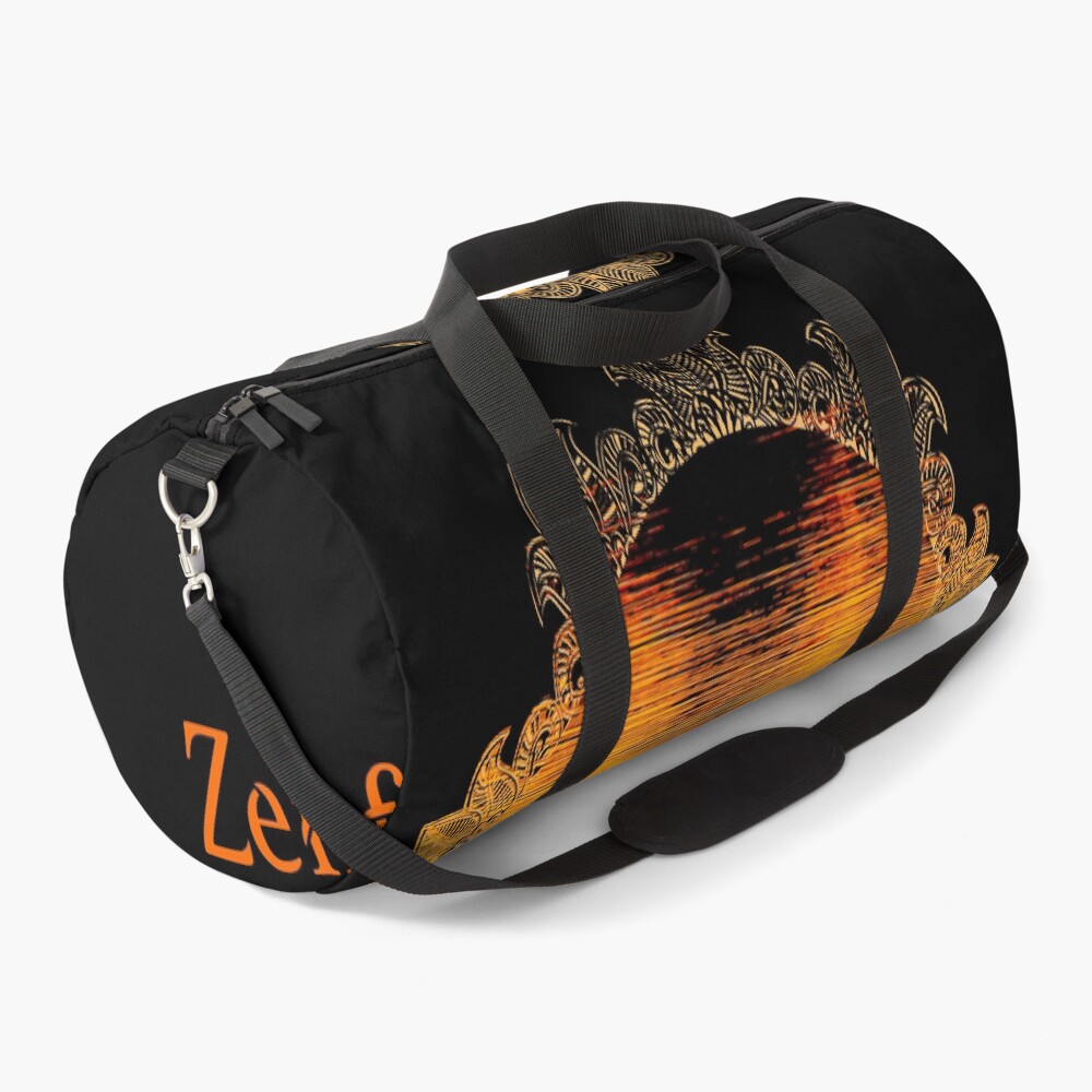 Zenfulness - The Golden Swan on a duffle bag