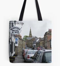 Schooner Hotel and High Street, Alnmouth, Northamptonshire Tote Bag