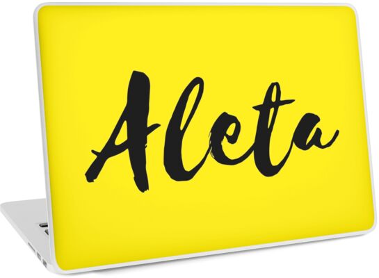 Mrs Named Laptop Skins 2014 Macbook Pro 15 Basic Black Collection. Aleta