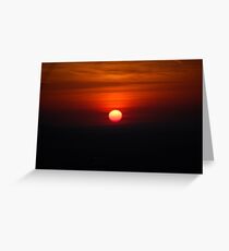 Sunset at the Pagoda Greeting Card