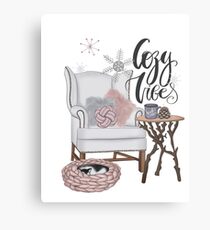 Design knitting scene Metal Print