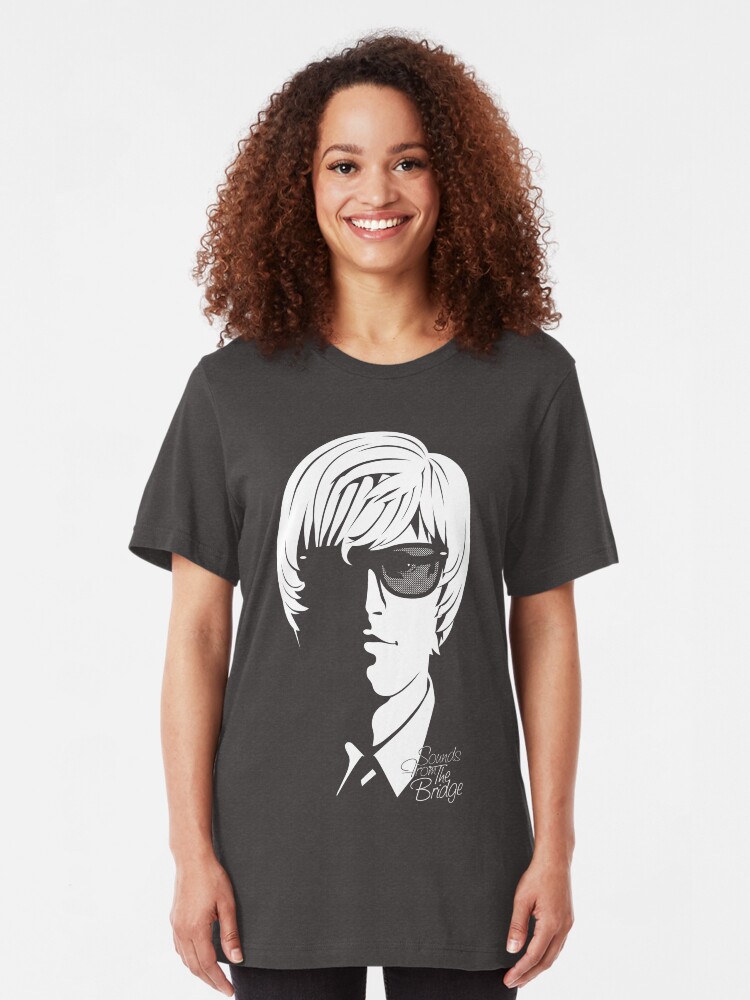 Alternate view of Sounds From The Bridge Emblem design Slim Fit T-Shirt