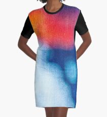BLUR / Burning Ice Graphic T-Shirt Dress