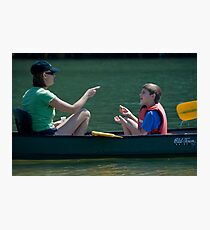 Conversation Photographic Print