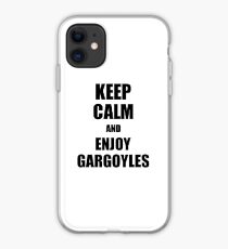 Keep Calm an Enjoy Gargoyles Lover Funny Gift Idea for Hobbies Occupation Present iPhone Case