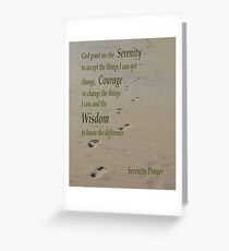 Serenity Prayer Greeting Card