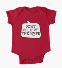 DON'T BELIEVE THE HYPE by Bubble-Tees.com One Piece - Short Sleeve