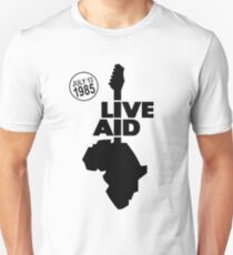 Live Aid Band Aid July 1985 Unisex T-Shirt
