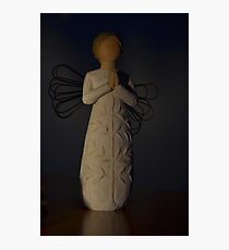 An Angel Praying Photographic Print