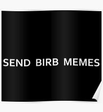 Birne Meme senden Poster