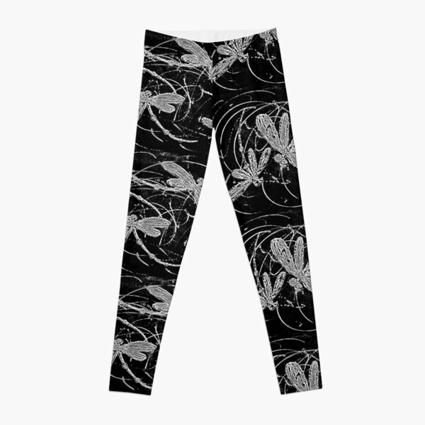 Black And White Butterfly Leggings Redbubble