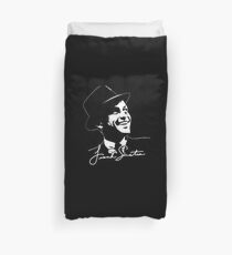 Frank Sinatra - Portrait and signature Duvet Cover