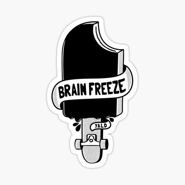 Sticker Brain Freeze Sticker