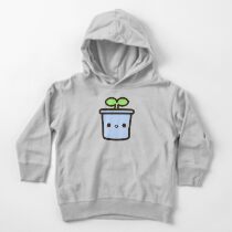 Cute sprout in pot Toddler Pullover Hoodie