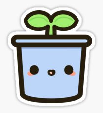Cute sprout in pot Sticker