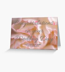 Congratulations on your Wedding Day Greeting Card