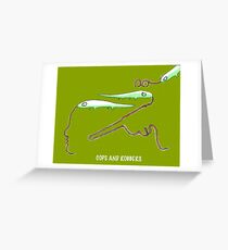 crime and punishment Greeting Card