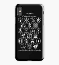 Ingress Achievements White iPhone Case