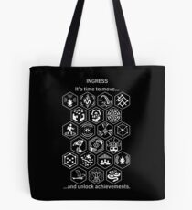 Ingress Achievements White Tote Bag