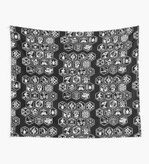 Ingress Achievements White Wall Tapestry