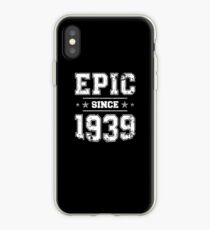 Epic Since 1939, 80th Birthday Retro Style Vintage iPhone Case