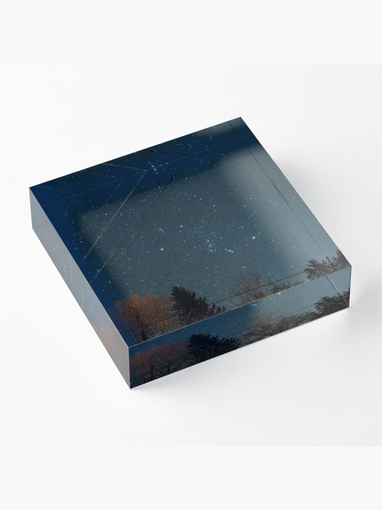 Alternate view of A Stary Night Acrylic Block