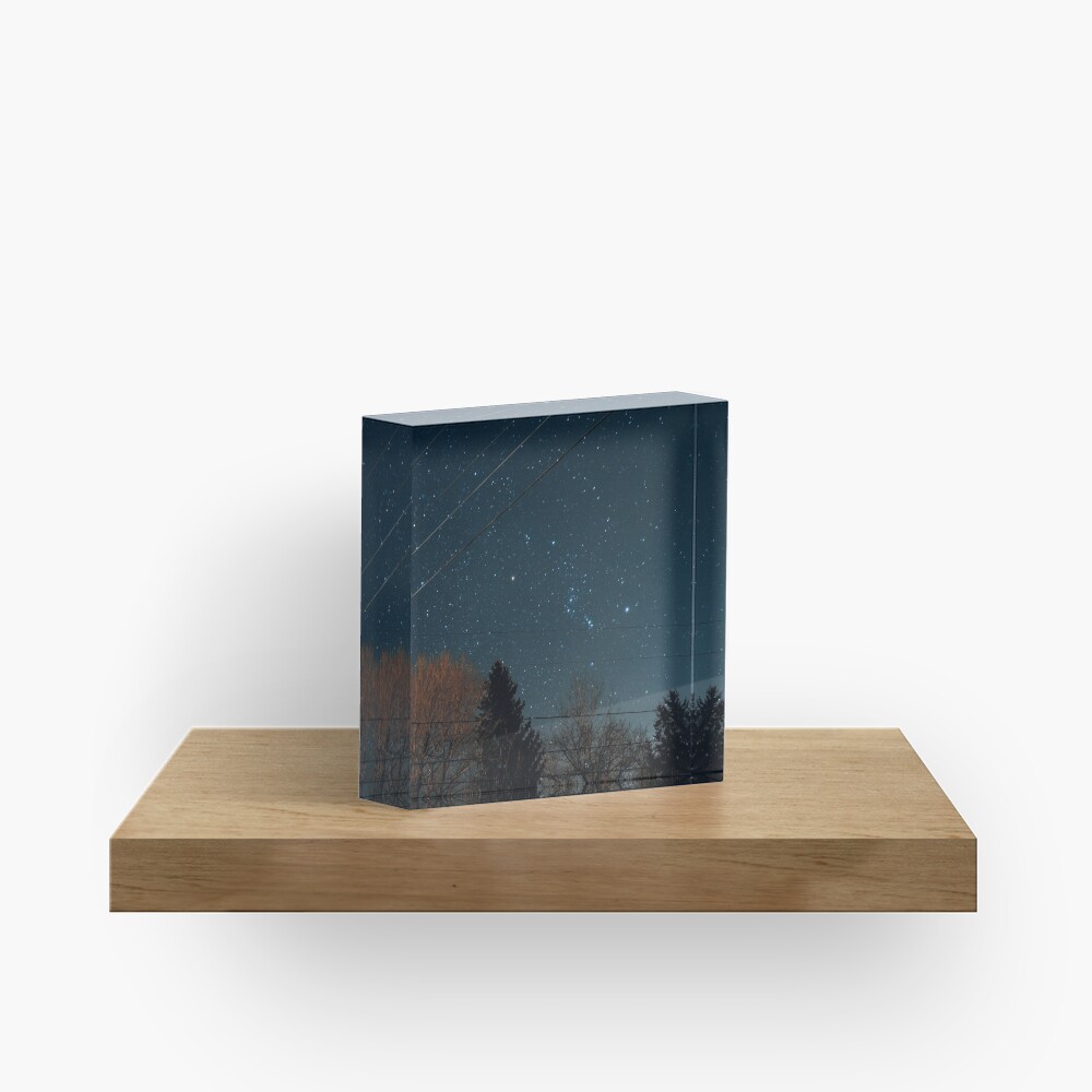 A Stary Night Acrylic Block