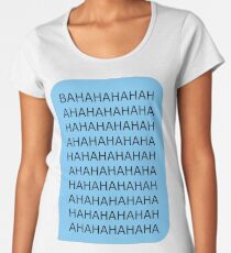 Bahaha-Textnachricht Frauen Premium T-Shirts
