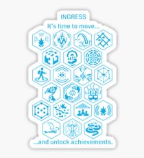 IngressBlueAchievements Sticker