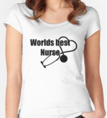 Worlds Best Nurse Women's Fitted Scoop T-Shirt