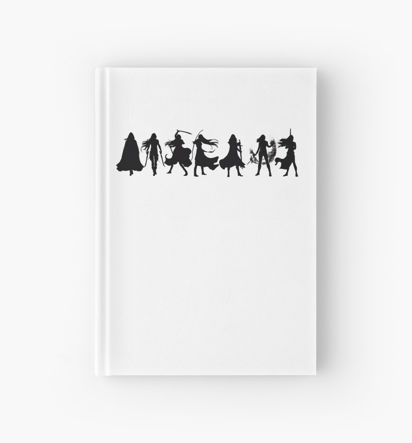 Throne Of Glass Cover Silhouettes Hardcover Journal By Jenna240702 Redbubble 5958