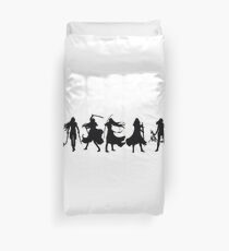 Throne of glass cover silhouettes Duvet Cover