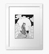 Tiger Moon Framed Print
