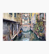 Italy Venice Trattoria Sempione Photographic Print