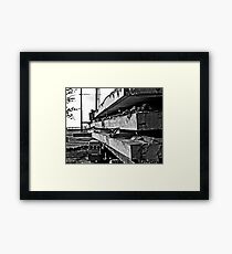 Slabs Framed Print