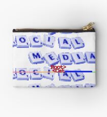SOCI^L SCR^BBLE by RootCat Zipper Pouch