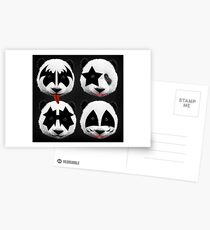 panda kiss Postcards