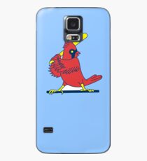 Kardinals-Rückschritt-Logo Hülle & Klebefolie für Samsung Galaxy