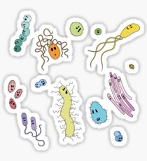 We're With Stupid (Smart Microbes) - For Light Shirts Sticker