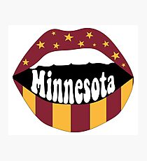 Minnesota Lips Photographic Print