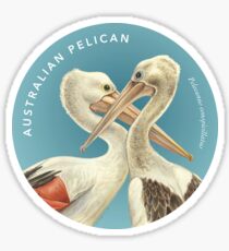 Australian Pelicans - In memory of Craig Lester Sticker