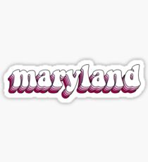 maryland Sticker