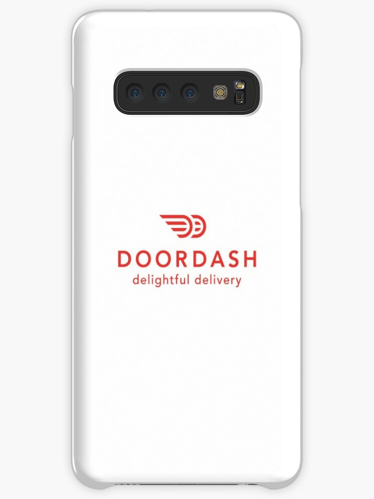 Doordash Driver Apparel Simple Logo Only Design Case Skin For Samsung Galaxy By Purecreations