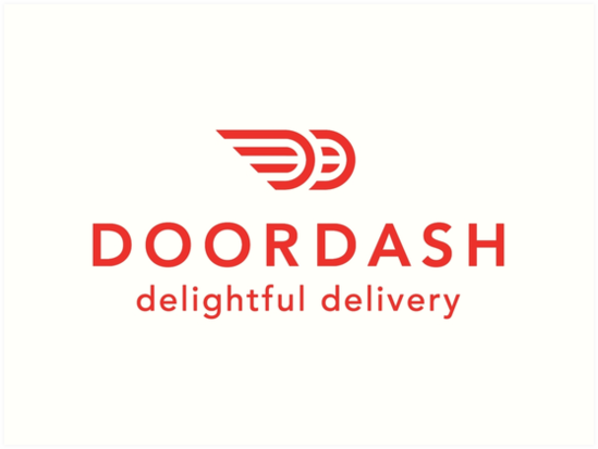 Doordash Driver Apparel Simple Logo Only Design Art Print By Purecreations